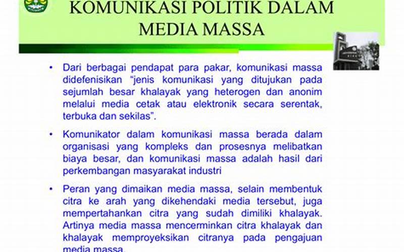 Peran Media Massa Dalam Budaya Politik Kaula