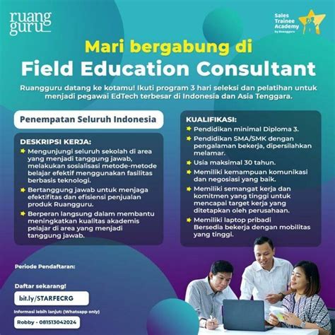 Peran Rekomendasi Dalam Tugas Field Education Consultant