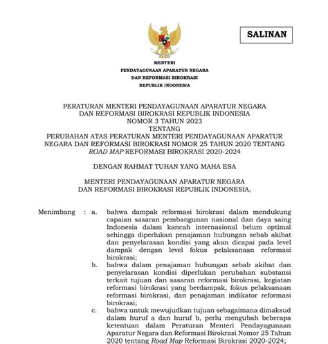 Peraturan Menteri Indonesia