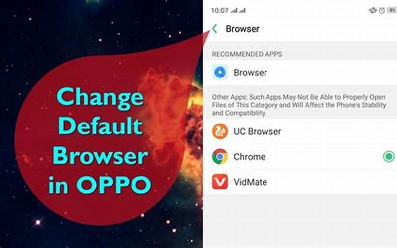 Perbarui Browser Oppo
