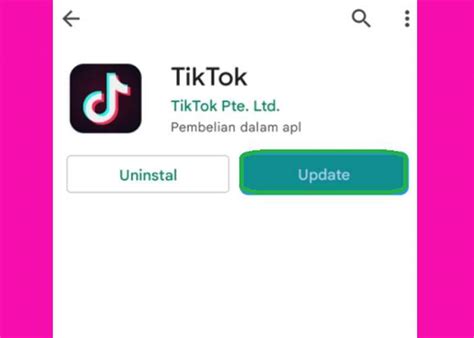 Perbarui Aplikasi TikTok