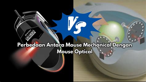 Perbedaa Mouse Ball Dengan Mouse Optic Adalah