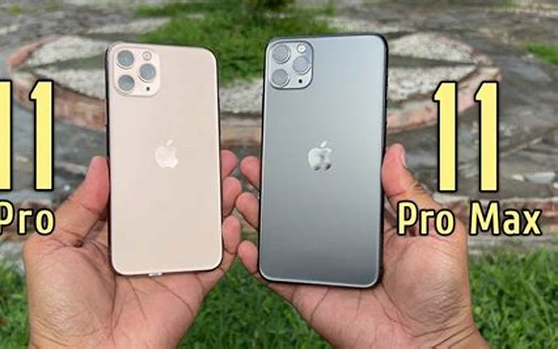 Perbedaan Iphone 11 Pro Dan 11 Pro Max