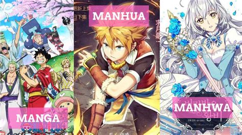 Perbedaan Manhua dengan Manga dan Komik