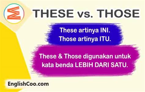 Perbedaan Those Dan These