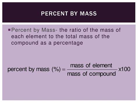 Unlocking Percent by Mass: Definition and How to Calculate