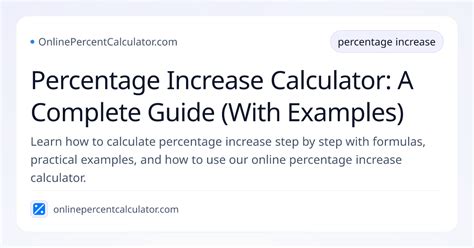 Percent Total Calculator Usage Examples