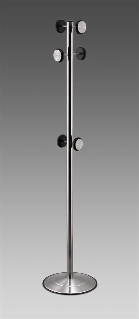 Perchero de pie en acero inoxidable mate – Decoutique