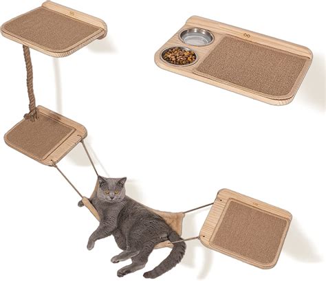 Parete attrezzata per gatti in legno - AthletiCat