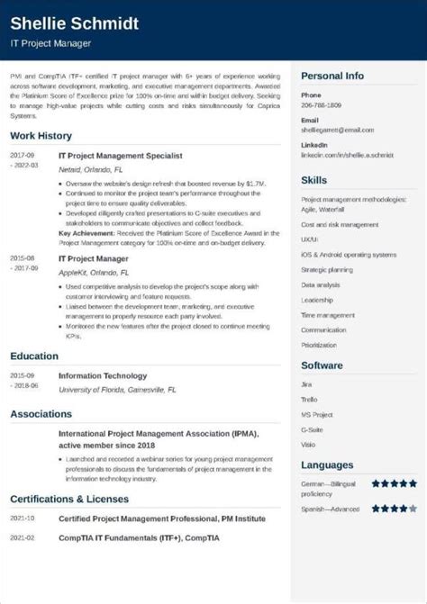 Perfect Resume Examples 2019