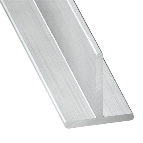 Perfil T Aluminio 1 X 1/16 (2,54cm X 1,58mm) C/ 1mt Branco - R$ 23,00