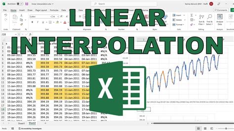 Perform Linear Interpolation In Excel