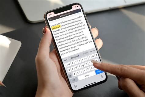 Perform Text Search on Webpages on iPhone and iPad