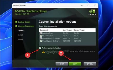 Perform a Clean Install of NVIDIA GeForce Drivers