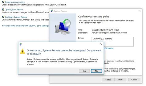 Perform a System Restore