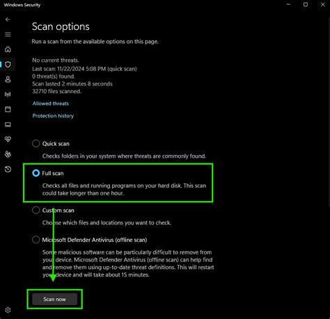 Perform a System Scan