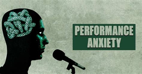 Performance anxiety