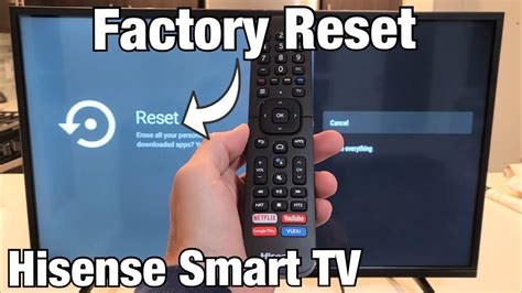 Performing a Factory Reset on Your TV