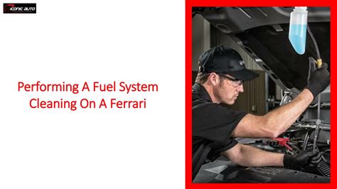 Performing a fuel system cleaning