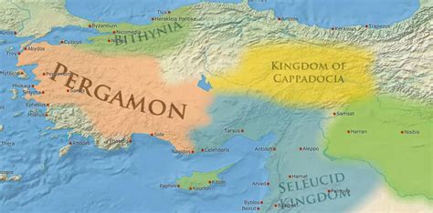 Pergamon Turkey Map