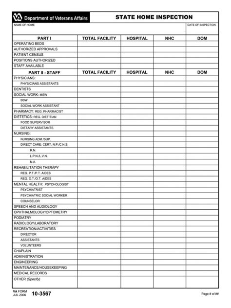 Periodic Inspection Checklist