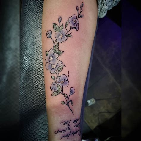 Periwinkle Flower Tattoos Design Ideas Flower tattoo