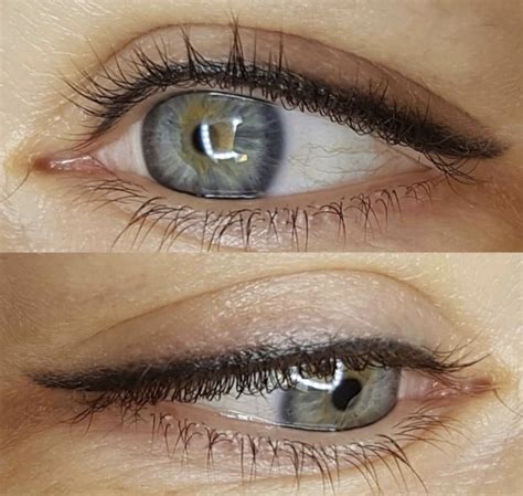An eyeliner tattoo that you don't have to worry about