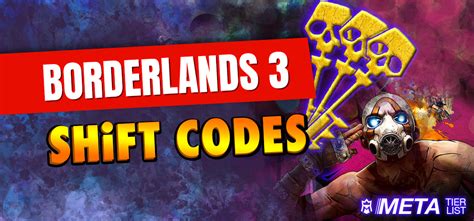 Permanent Borderlands 3 Shift codes