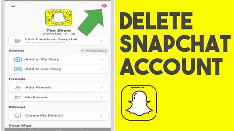 Permanently delete Snapchat account