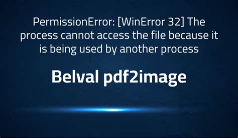 th?q=Permissionerror: [Winerror 32] The Process Cannot Access The File Because It Is Being Used By Another Process - Python Tips to Fix PermissionError: [WinError 32] The Process Cannot Access the File Because It Is Being Used by Another Process