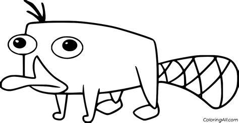 Perry The Platypus Coloring Pages