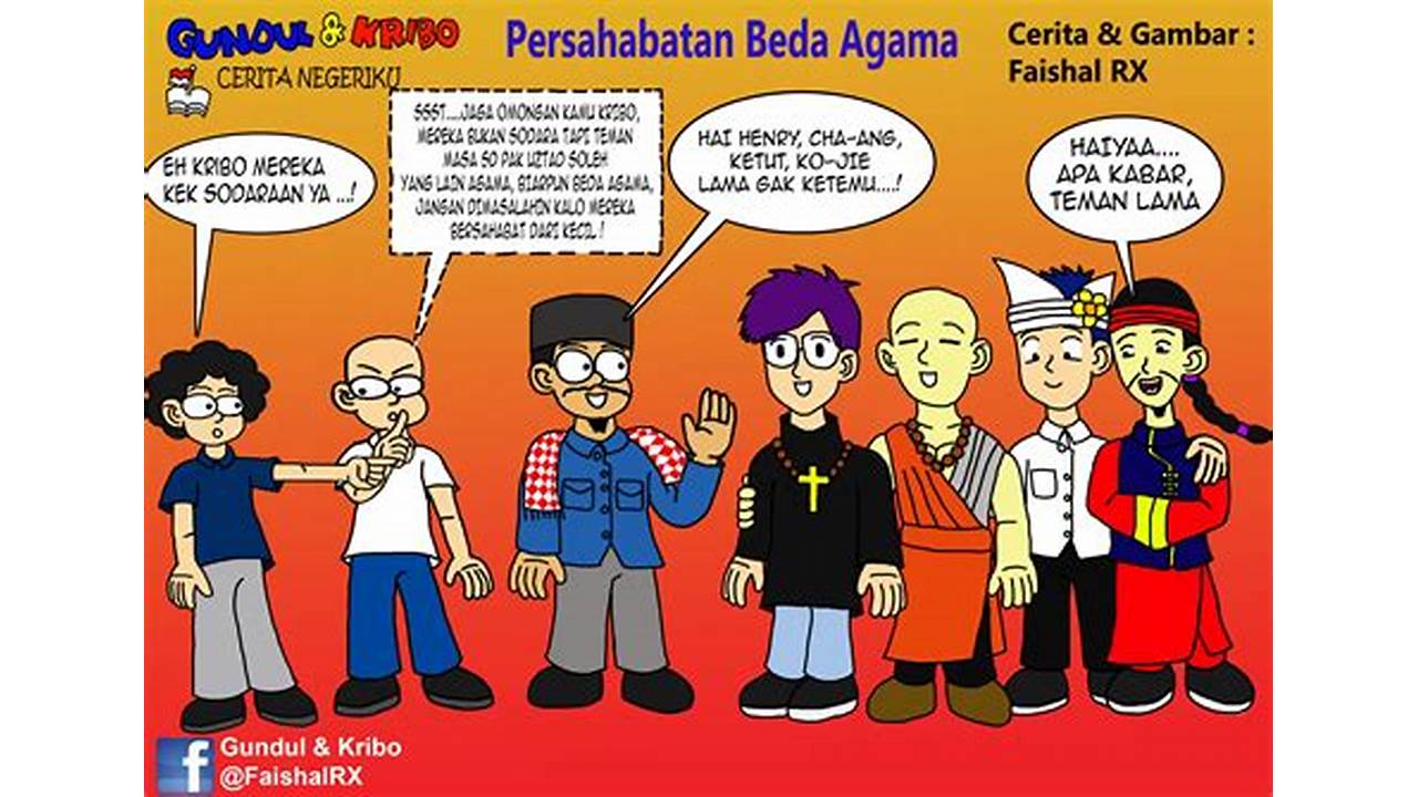 Persahabatan Antar Beda Agama di Indonesia