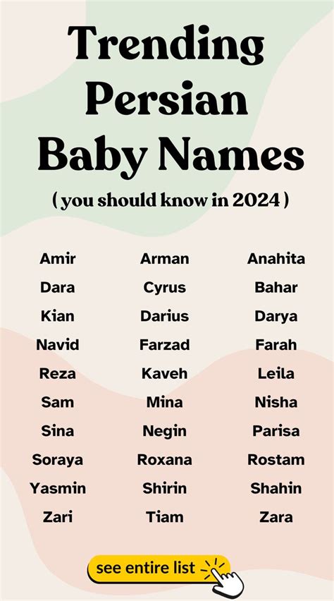 Persian Girl Names That Start With F