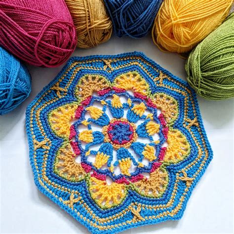 Persian Tiles Crochet Free Pattern