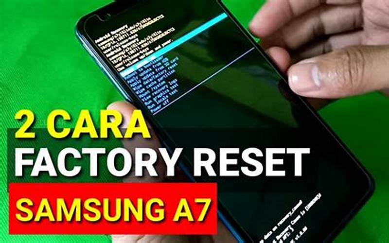 Persiapan Reset Hp Samsung