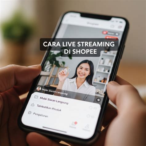 Persiapan Live Shopee