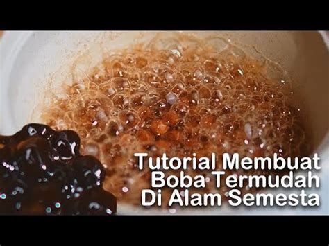 Tutorial Membuat Boba