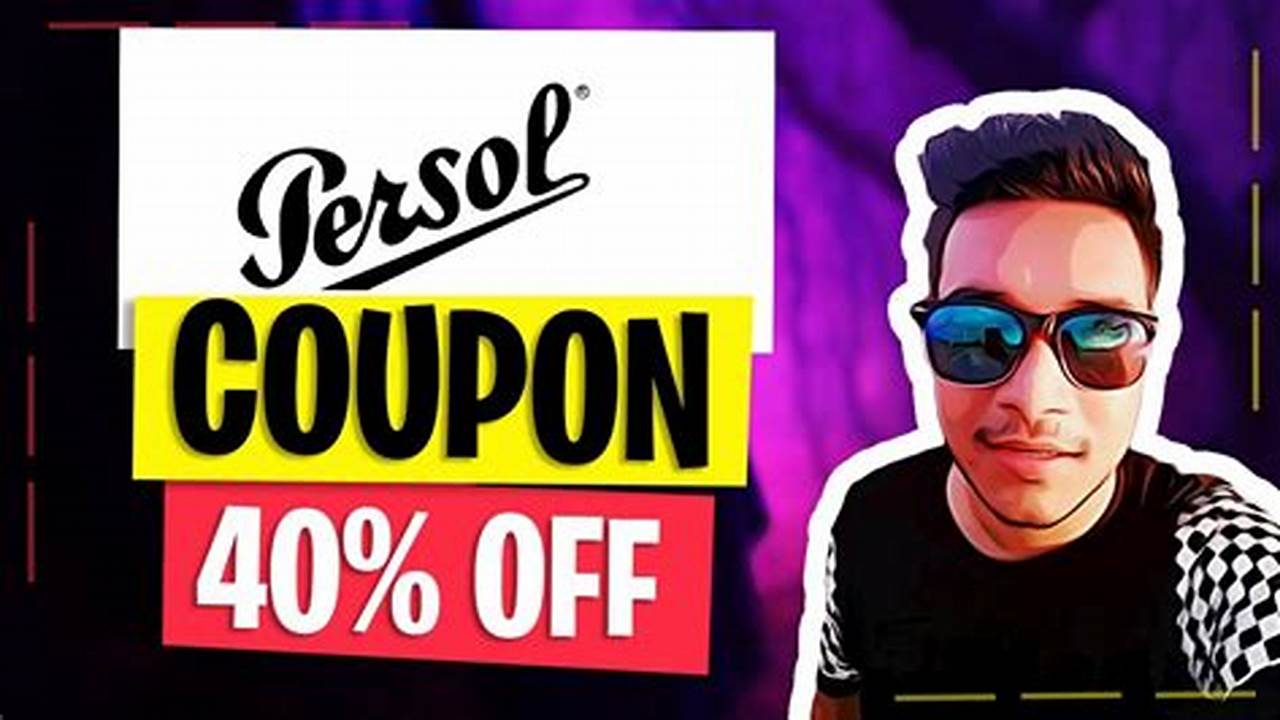 Persol Promo Code 2024