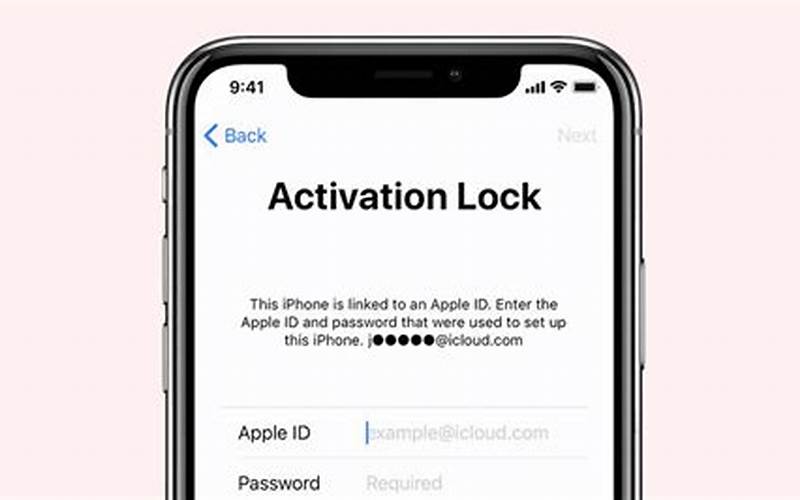 Person Checking Iphone Activation Lock