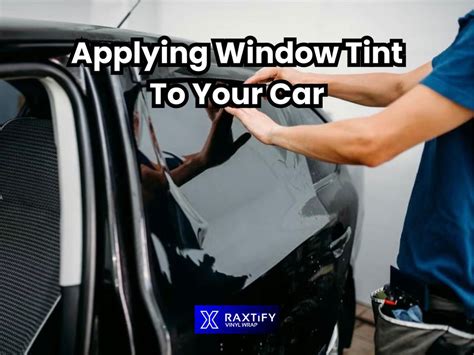 Person Applying Window Tint