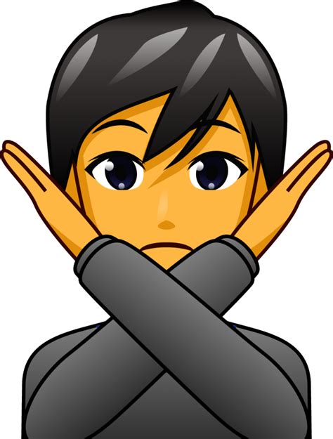 Person Gesturing No Emoji