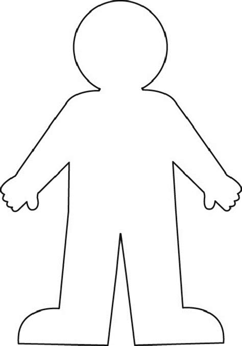 Outline Drawing Of A Person ClipArt Best