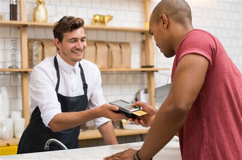 Paying for Coffee with Credit Card