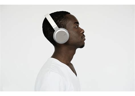Person customizing headphone settings
