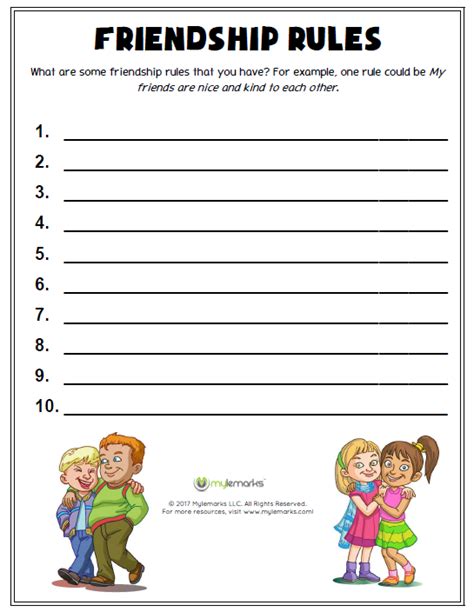 Teaching Kids The Importance Of Personal Boundaries With A Worksheet