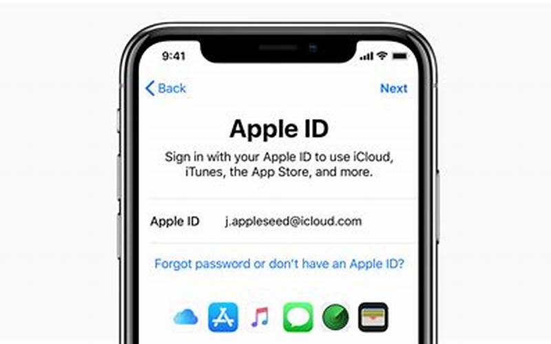 Personal Information Apple Id