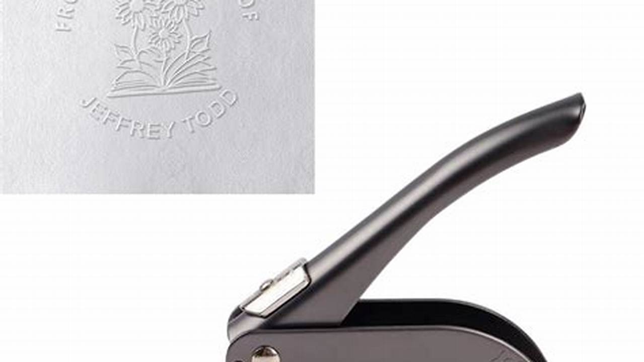 Personal Library Book Embosser 2024 Game