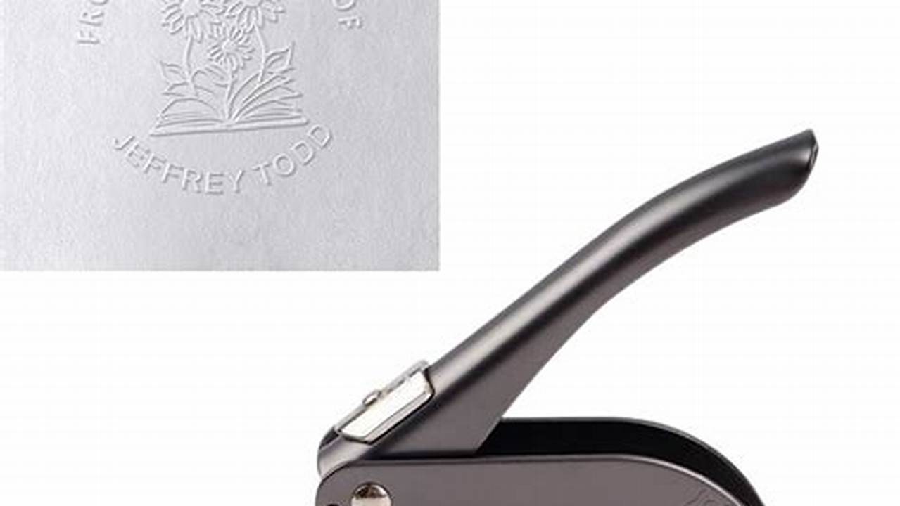 Personal Library Embosser Custom 2024