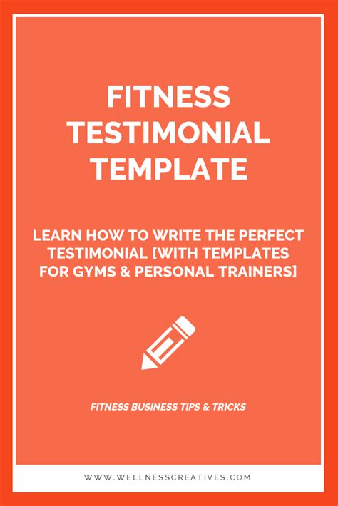 Personal Trainer Testimonial Template
