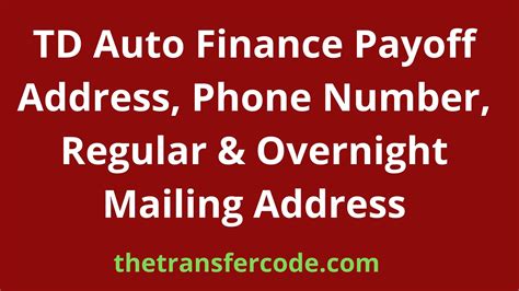 Personal Finance Phone Number
